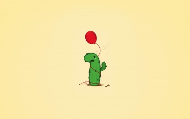 Cactus Birthday Balloon