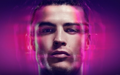 Christiano Ronaldo Purple Face
