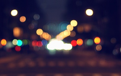 City Blurred Lights