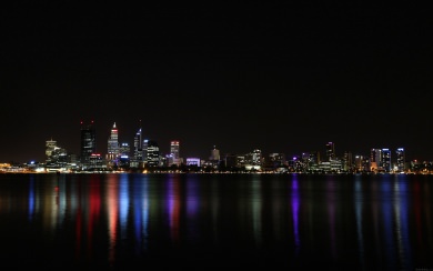 City Lights Reflection