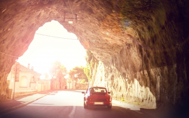 Classic Porsche Rock Tunnel