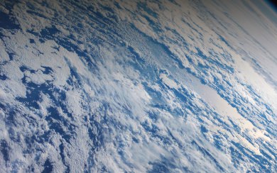 Cloudy Earth From Space