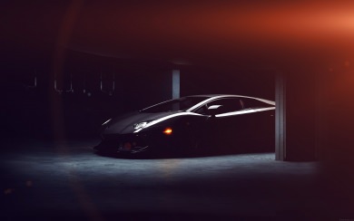 Dark Wallpaper Of Lamborghini