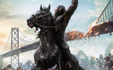 Dawn Of The Planet Of The Apes Film Poster