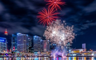 Fireworks Over Darling Harbour