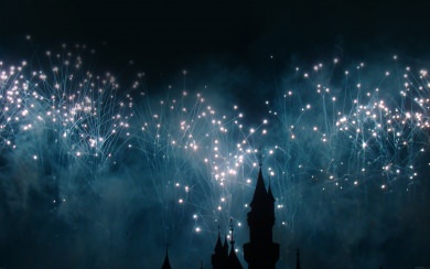 Fireworks Over Magical Disney Castle