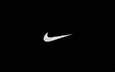 Furry White Nike Logo