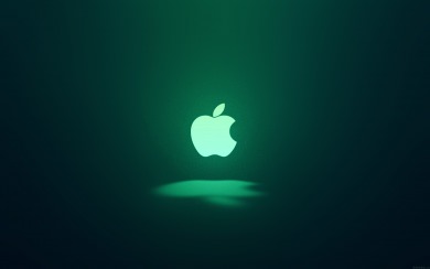Green Apple Logo Light From Above