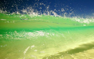 Green Waves Splash