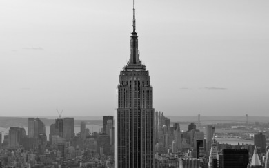 Grey Shot of New York Skyline
