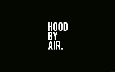 Hood By Air Bold Typography