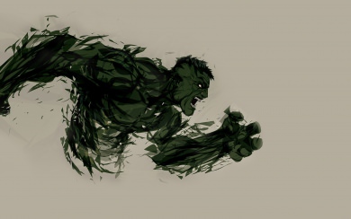 Hulk Minimal Illustration