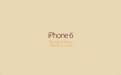 Iphone 6 Gold Logo Design