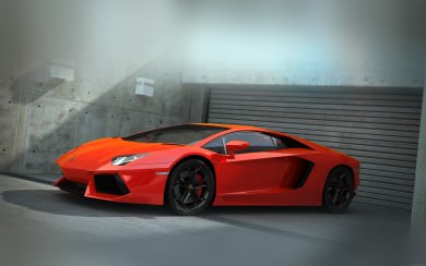Red Lamborghini Murcielago