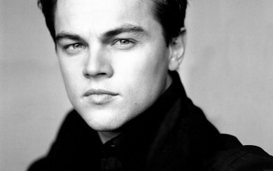 Leonardo DiCaprio Black And White