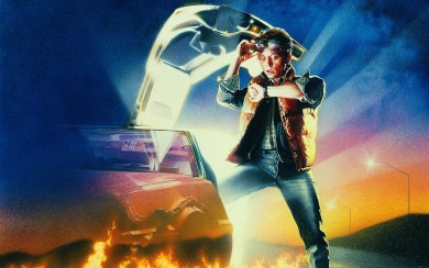 Marty McFly Back To The Future Poster