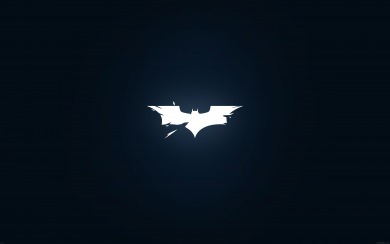 Minimal Batman Logo Light