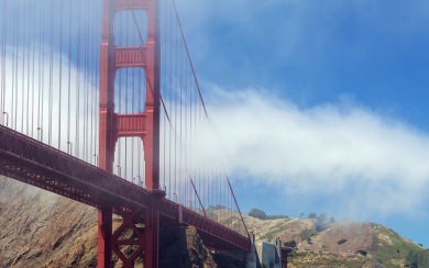 Misty Day On Golden Gate Bridge