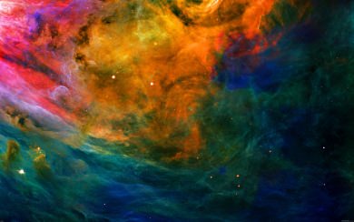 Multi-coloured Space Galaxy