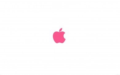 Pink Apple Logo Design