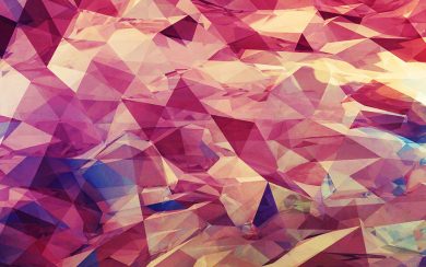 Pink Geometric Art Shapes