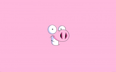 Pink Smiling Pig