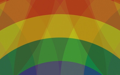 Rainbow Colour Shape Pattern