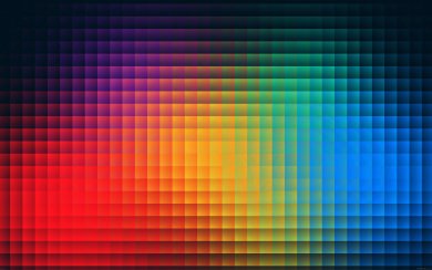 Rainbow Square Pixels
