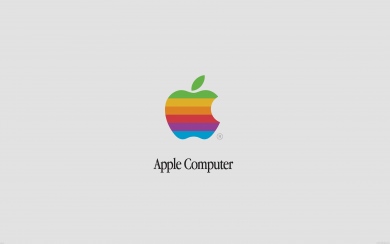 Retro Apple Computer Logo