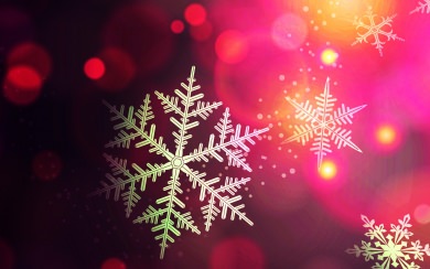 Snowflakes On Purple Christmas