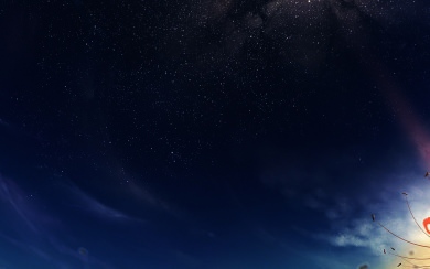 Starry Night Sky Painting