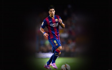 Suarez Playing For Barcelona