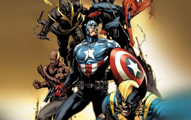 Super Hero Avengers Illustration