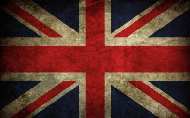 Worn United Kingdom Flag