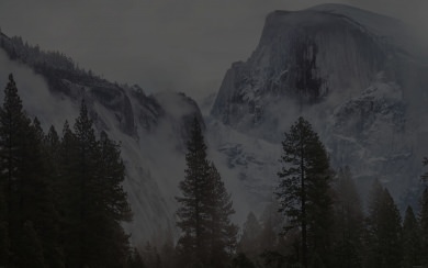Yosemite Grey Mountains