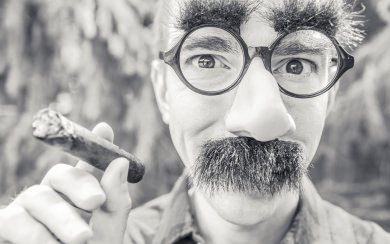 Groucho Glasses Man
