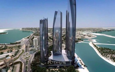 Etihad Towers Abu Dhabi 4K Wallpapers