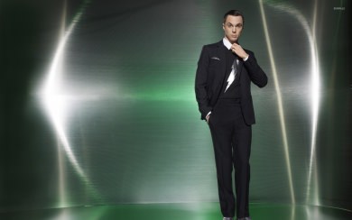 Jim Parsons in a Black Suit Wallpapers