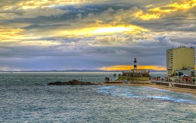 Brazil Lighthouses Sea Coast