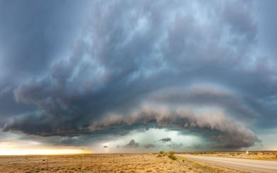 Desert Storm New Mexico USA
