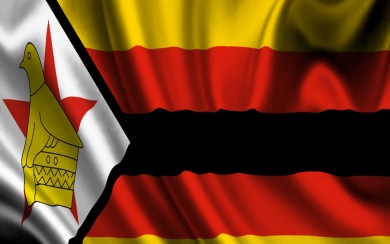 Download Wallpapers 3840x1200 Zimbabwe atlas Flag