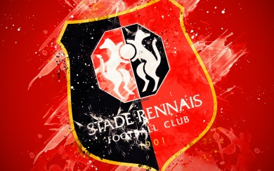 Download wallpapers Stade Rennais FC 4k