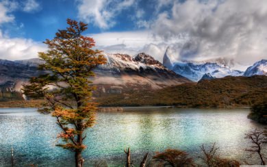 Emerald Lake In The Andes 4K