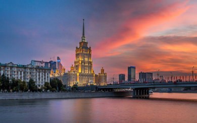 Hotels Ukraine Moscow 4k