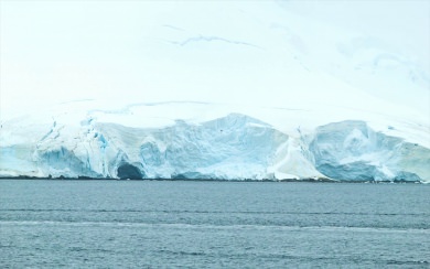 Ice Glaciers in Paradise Bay Antarctica