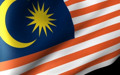 Malaysia Flag Waving Motion Backgrounds