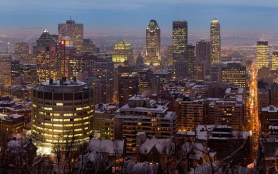 Montreal Twilight Panorama
