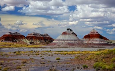 Mountains in the Painted Desert