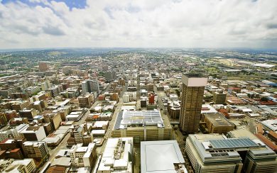 Photo South Africa Megapolis Johannesburg Sky Cities