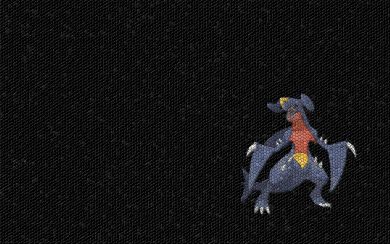 Pokemon mosaic Garchomp
